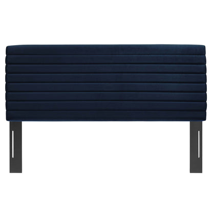Modway Outlet Tranquil Channel Tufted King/California King Headboard  by Modway  Bedroom Furniture Midnight Blue - MOD-7025-MID