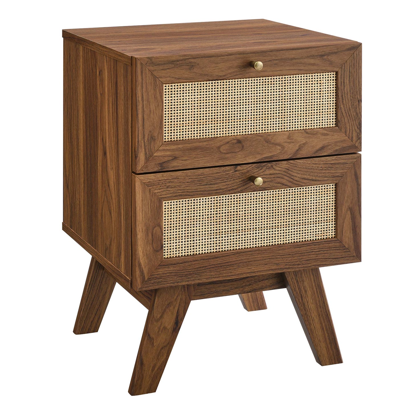 Modway - Soma 2-Drawer Nightstand by Modway  Bedroom Case Goods Brown - MOD-7050-WAL