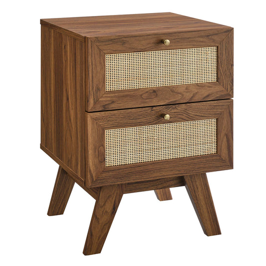 Modway - Soma 2-Drawer Nightstand by Modway  Bedroom Case Goods Brown - MOD-7050-WAL