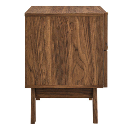 Modway - Soma 2-Drawer Nightstand by Modway  Bedroom Case Goods Brown - MOD-7050-WAL