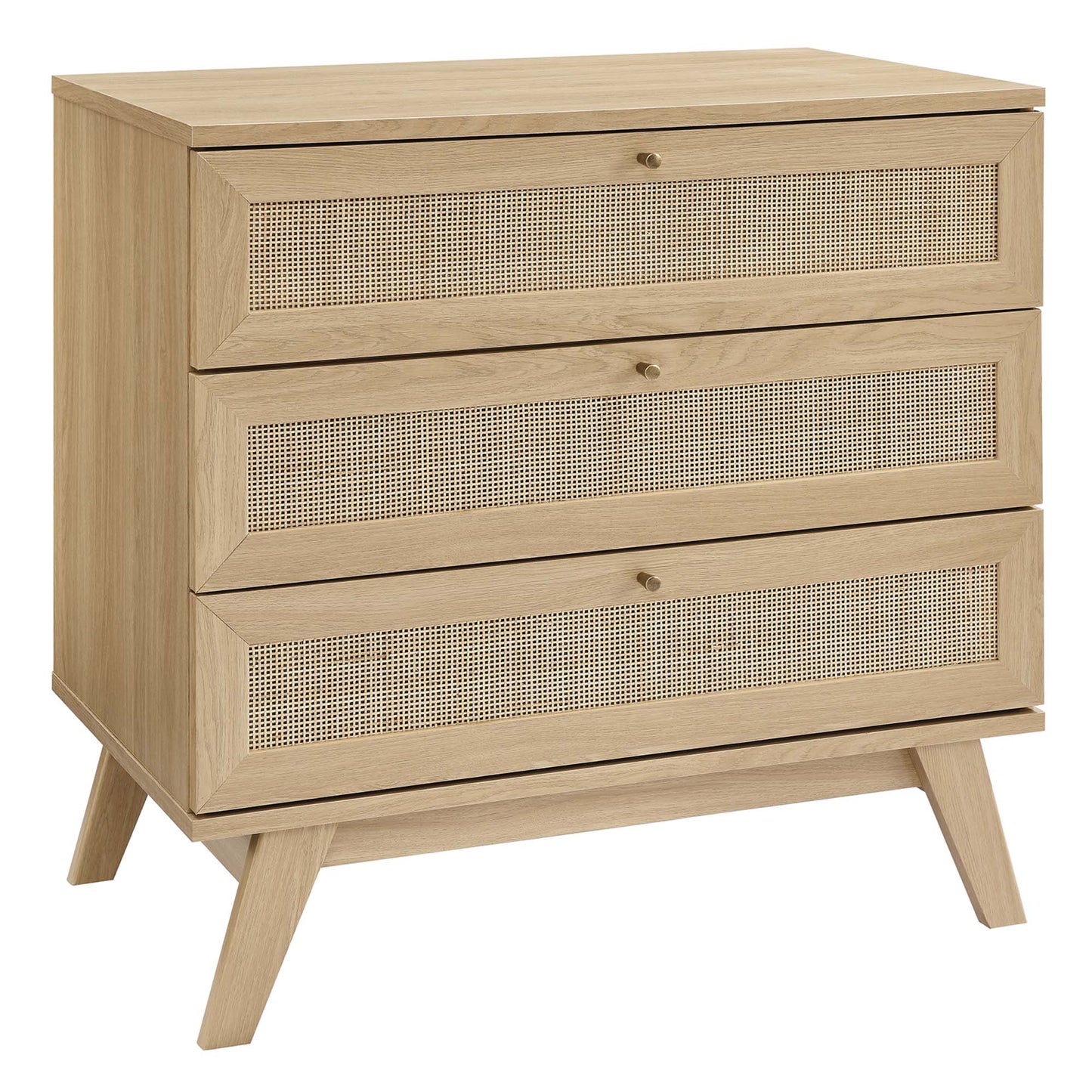 Modway - Soma 3-Drawer Dresser by Modway  Bedroom  Brown - MOD-7051-OAK