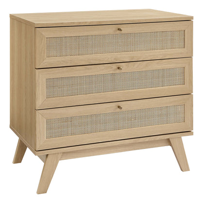 Modway - Soma 3-Drawer Dresser by Modway  Bedroom  Brown - MOD-7051-OAK