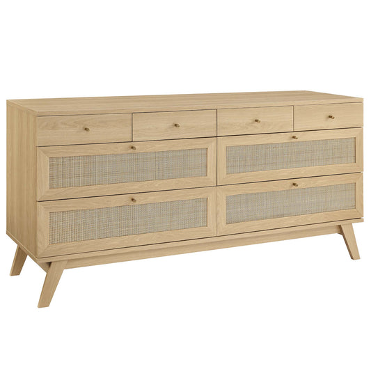 Modway Outlet Soma 8-Drawer Dresser by Modway  Bedroom Furniture Oak - MOD-7054-OAK