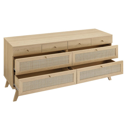 Modway Outlet Soma 8-Drawer Dresser by Modway  Bedroom Furniture Oak - MOD-7054-OAK