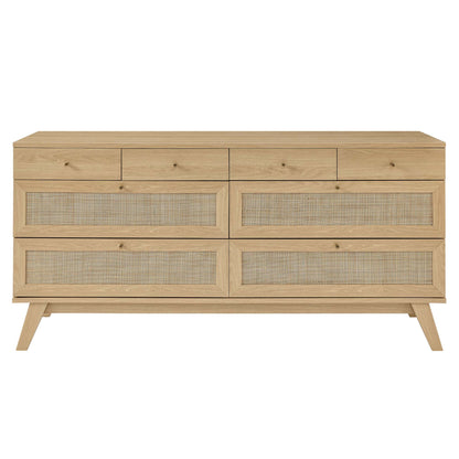 Modway Outlet Soma 8-Drawer Dresser by Modway  Bedroom Furniture Oak - MOD-7054-OAK