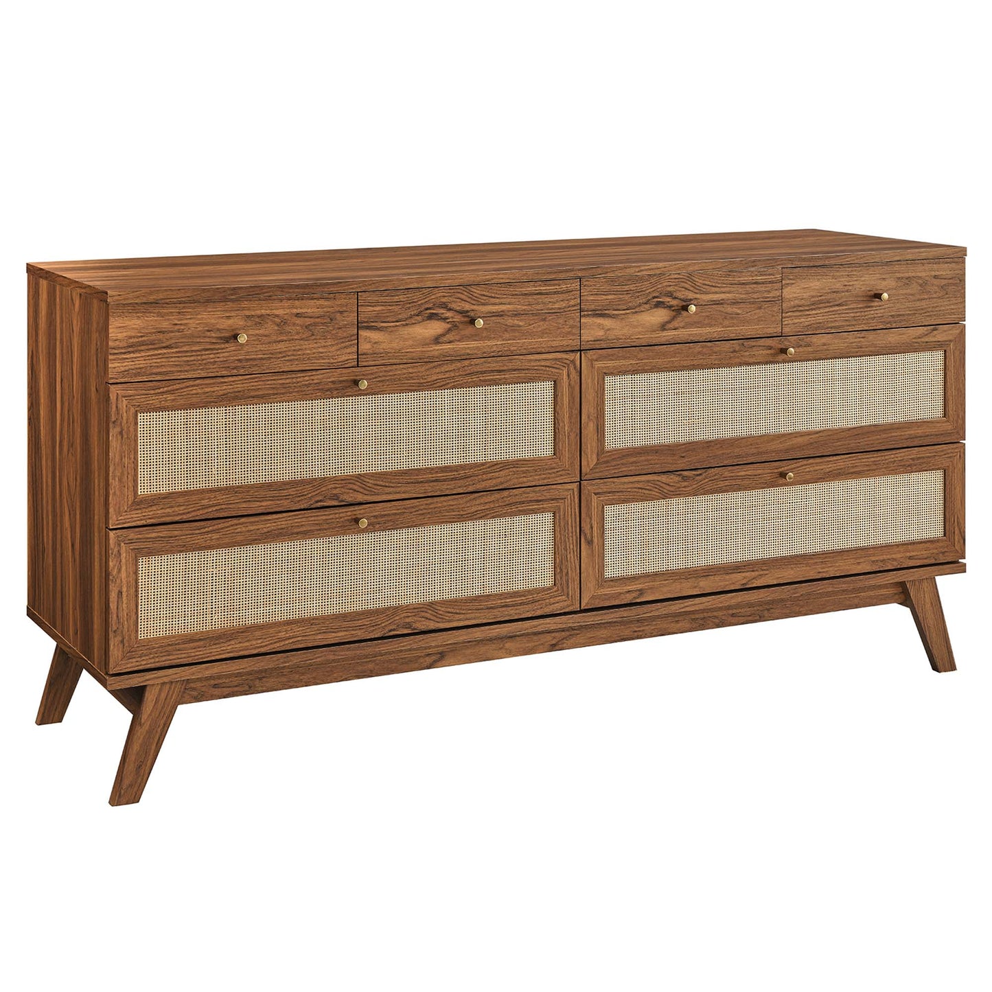 Modway Outlet Soma 8-Drawer Dresser by Modway  Bedroom Furniture Walnut - MOD-7054-WAL