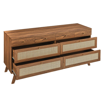 Modway Outlet Soma 8-Drawer Dresser by Modway  Bedroom Furniture Walnut - MOD-7054-WAL