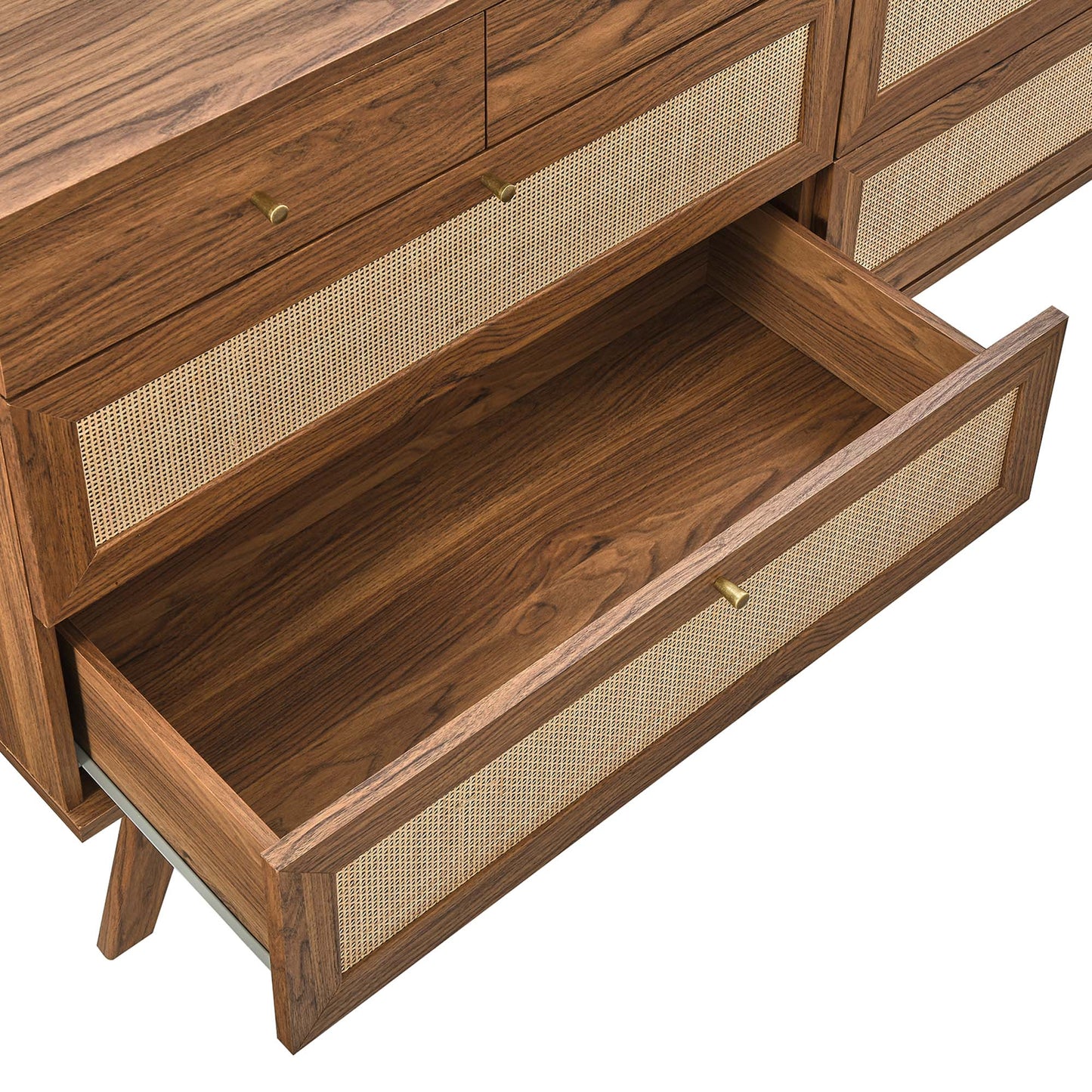Modway Outlet Soma 8-Drawer Dresser by Modway  Bedroom Furniture Walnut - MOD-7054-WAL