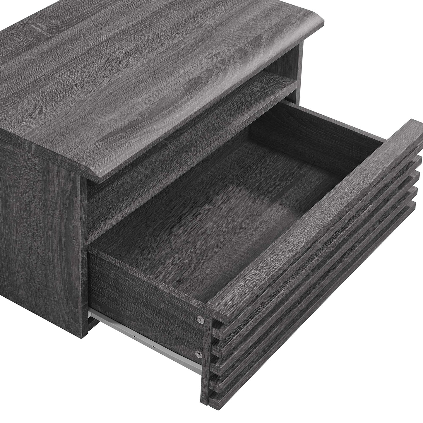 Modway - Render Wall-Mount Nightstand by Modway  Bedroom Case Goods Brown - MOD-7058-CHA