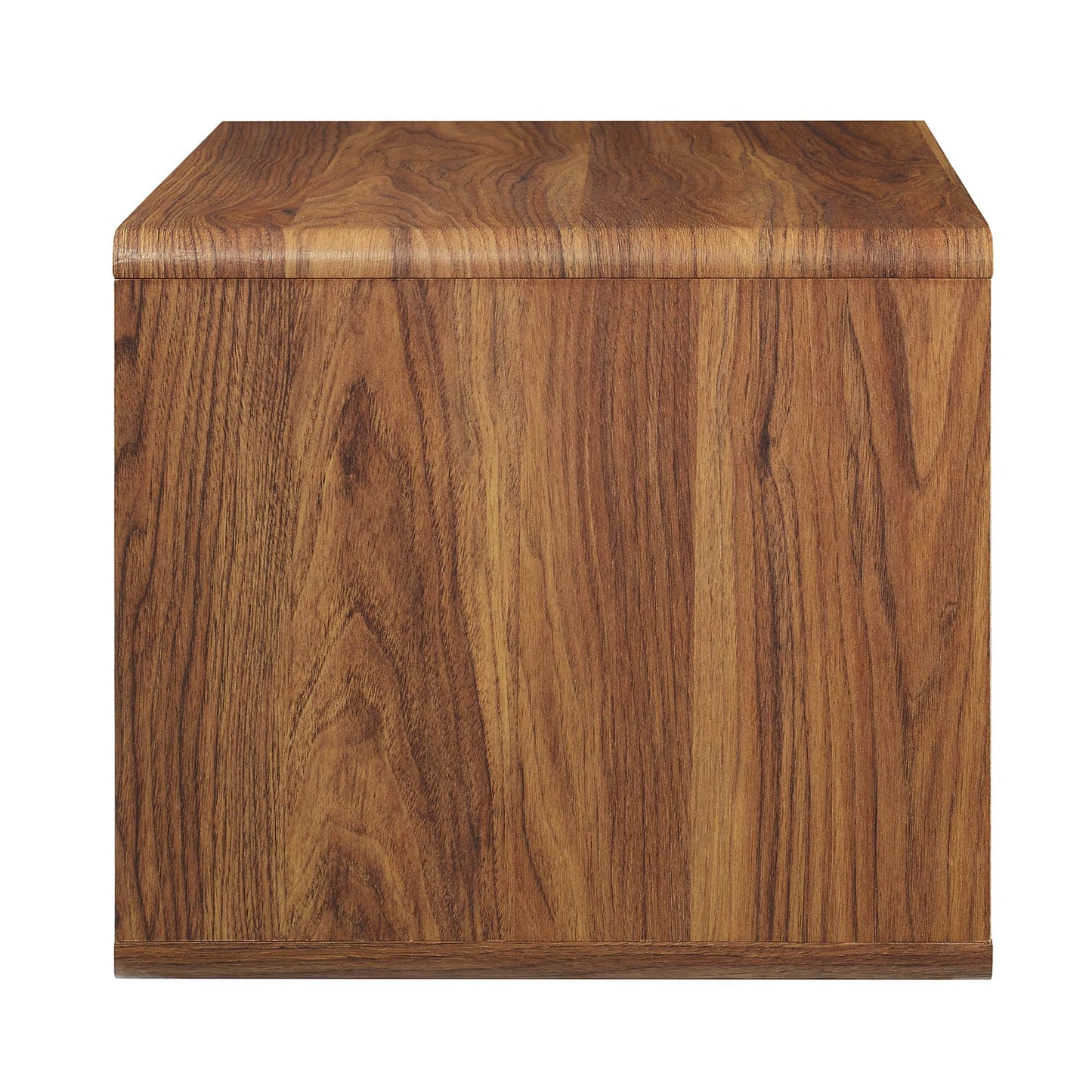 Modway Outlet Transmit Wall Mount Nightstand by Modway  Bedroom Furniture Walnut White - MOD-7059-WAL-WHI