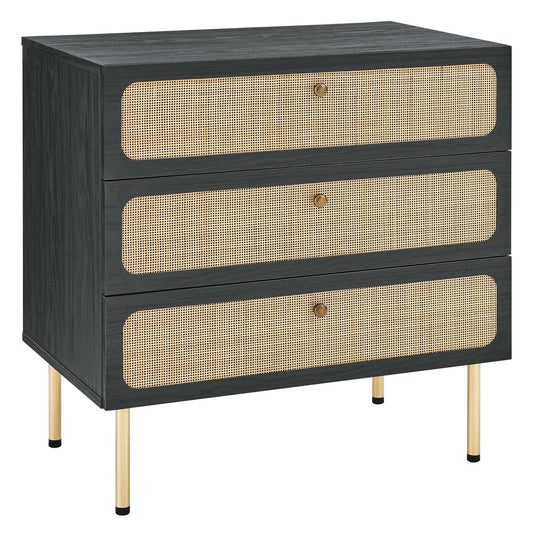 Modway Outlet Chaucer 3-Drawer Chest by Modway  Bedroom Furniture Black - MOD-7064-BLK