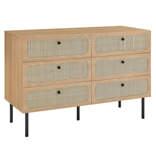 Modway Outlet Chaucer 6-Drawer Compact Dresser by Modway  Bedroom Furniture Oak - MOD-7066-OAK