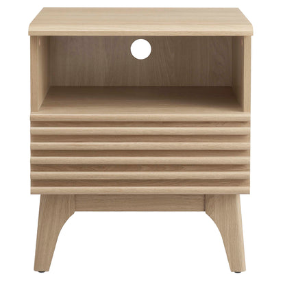 Modway - Render Nightstand by Modway  Bedroom  Brown - MOD-7070-OAK