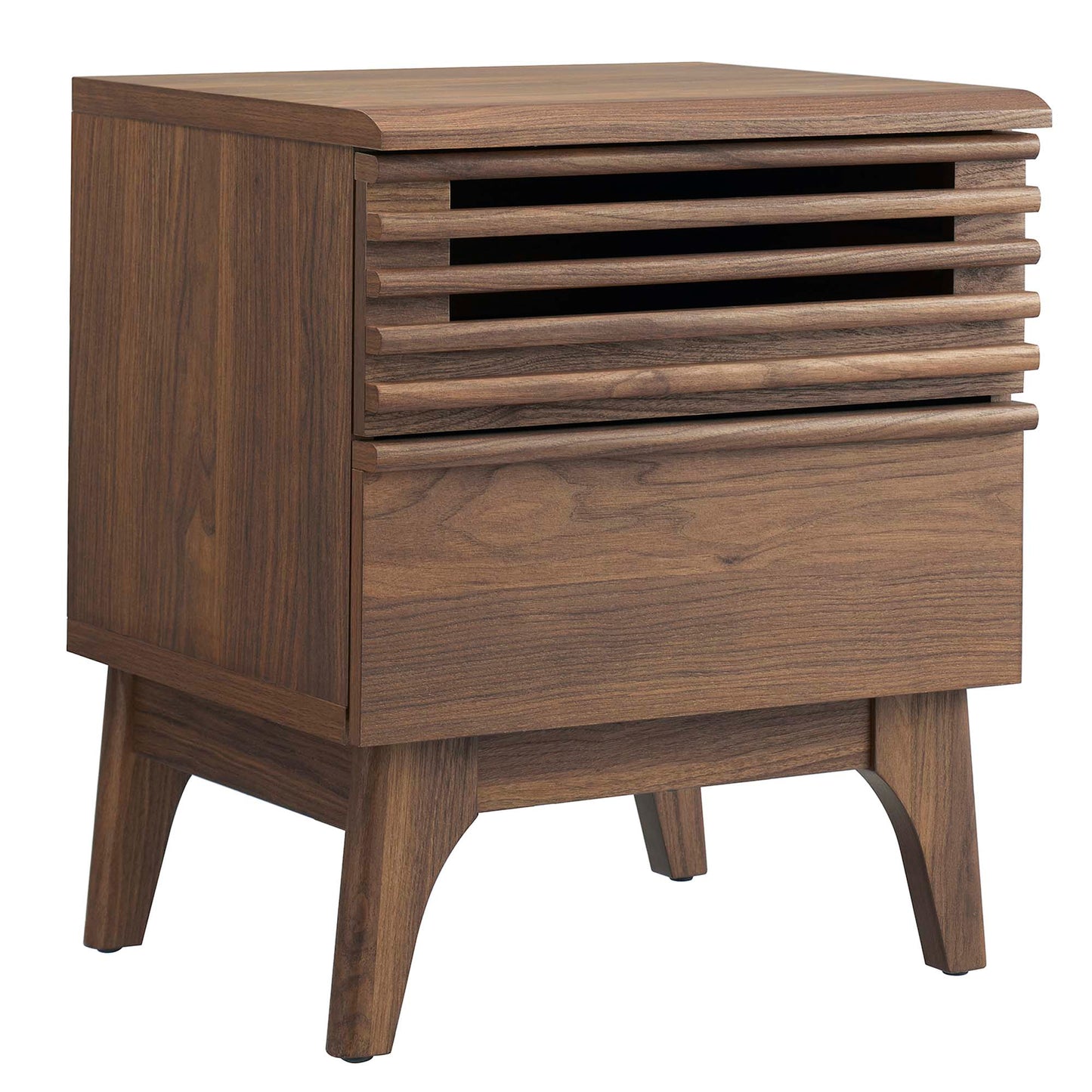 Modway - Render Nightstand by Modway  Bedroom  Brown - MOD-7071-WAL