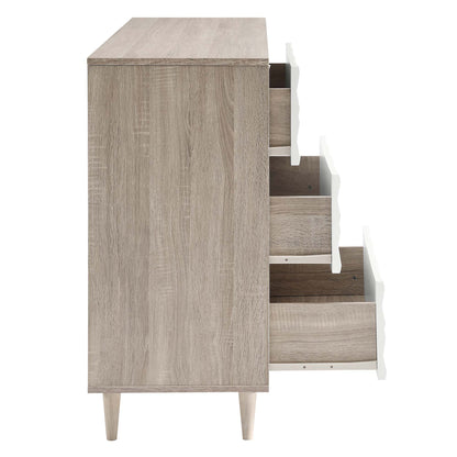 Modway Outlet Vespera 6-Drawer Dresser by Modway  Bedroom Furniture Oak White - MOD-7083-OAK-WHI