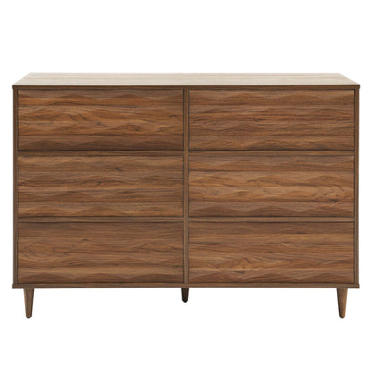 Modway - Vespera 6-Drawer Dresser by Modway  Bedroom Case Goods Brown - MOD-7083-WAL