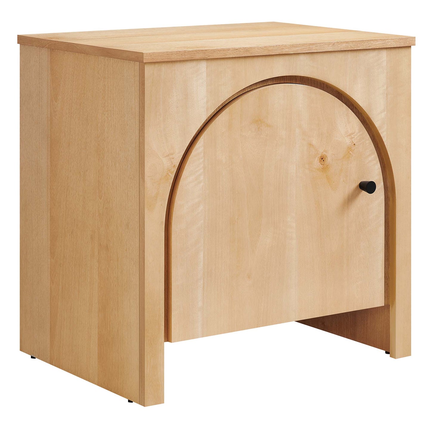 Modway - Appia Arched Door Nightstand by Modway  Bedroom  Brown - MOD-7109-OAK