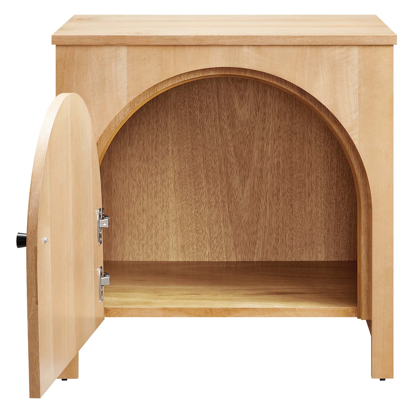 Modway - Appia Arched Door Nightstand by Modway  Bedroom  Brown - MOD-7109-OAK