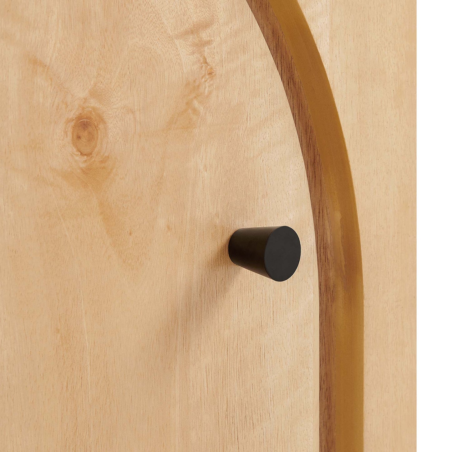 Modway - Appia Arched Door Nightstand by Modway  Bedroom  Brown - MOD-7109-OAK