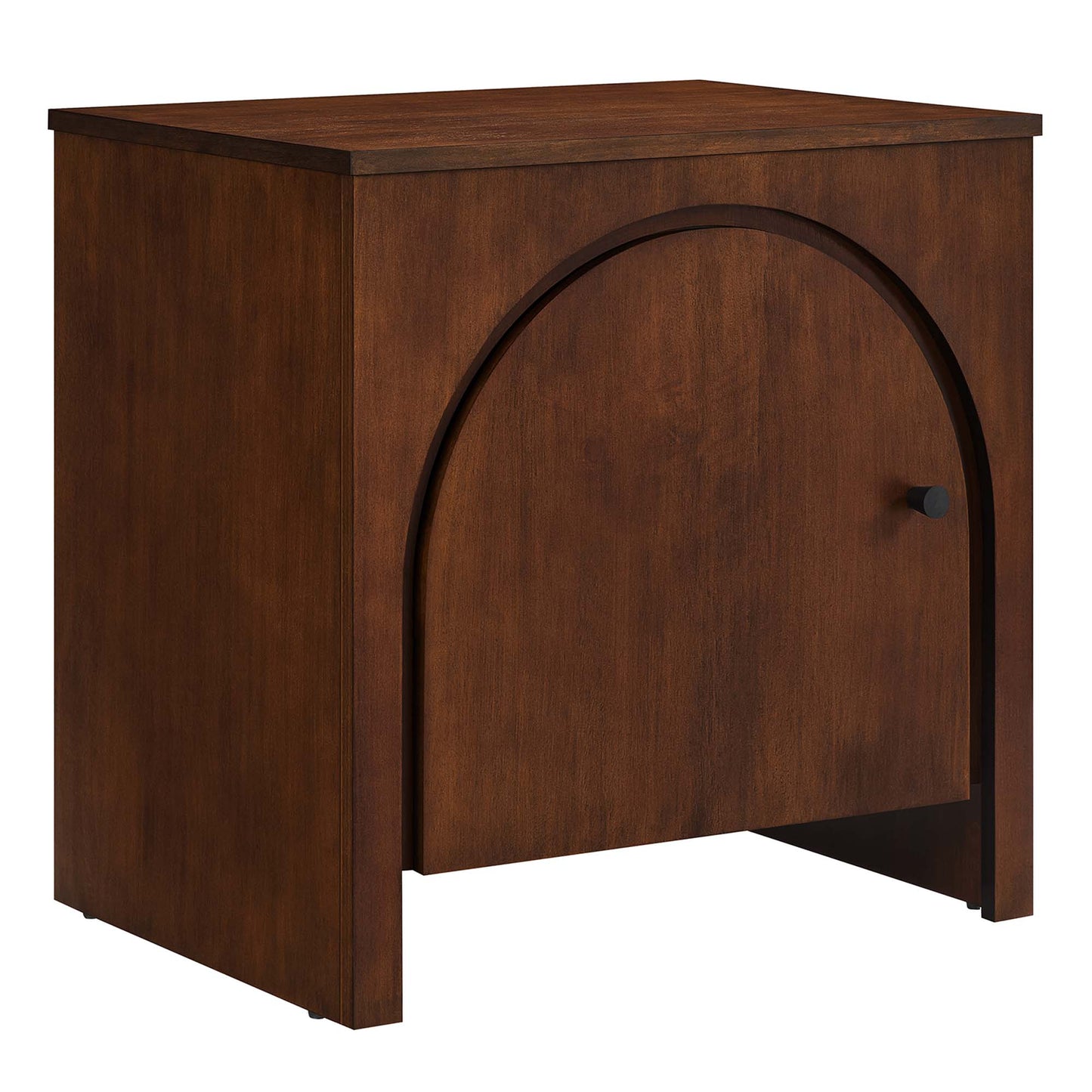 Modway - Appia Arched Door Nightstand by Modway  Bedroom  Brown - MOD-7109-WAL