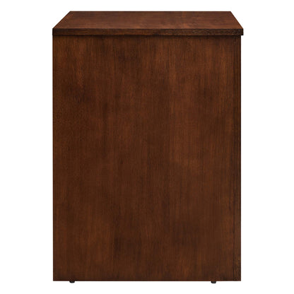 Modway - Appia Arched Door Nightstand by Modway  Bedroom  Brown - MOD-7109-WAL