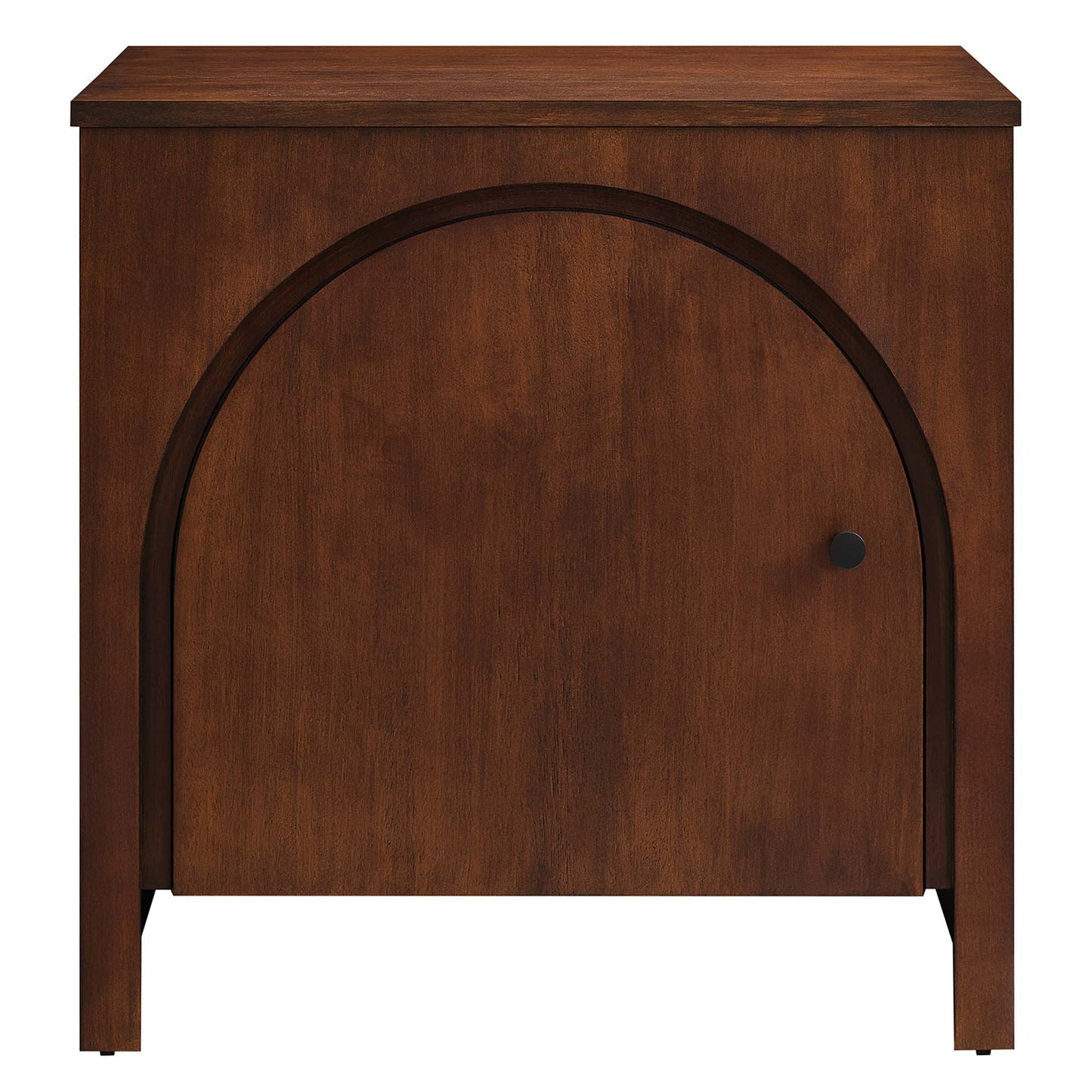 Modway - Appia Arched Door Nightstand by Modway  Bedroom  Brown - MOD-7109-WAL