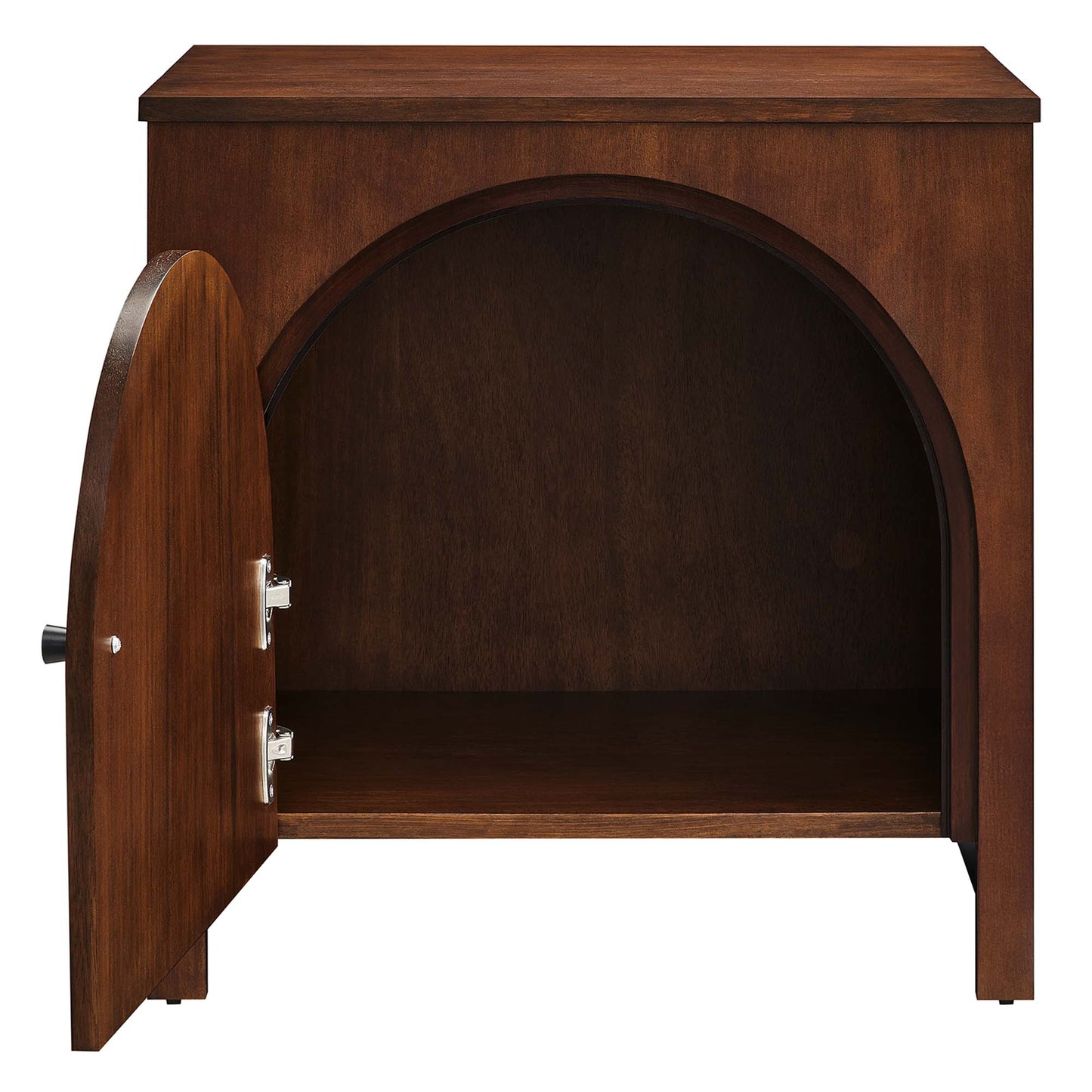 Modway - Appia Arched Door Nightstand by Modway  Bedroom  Brown - MOD-7109-WAL