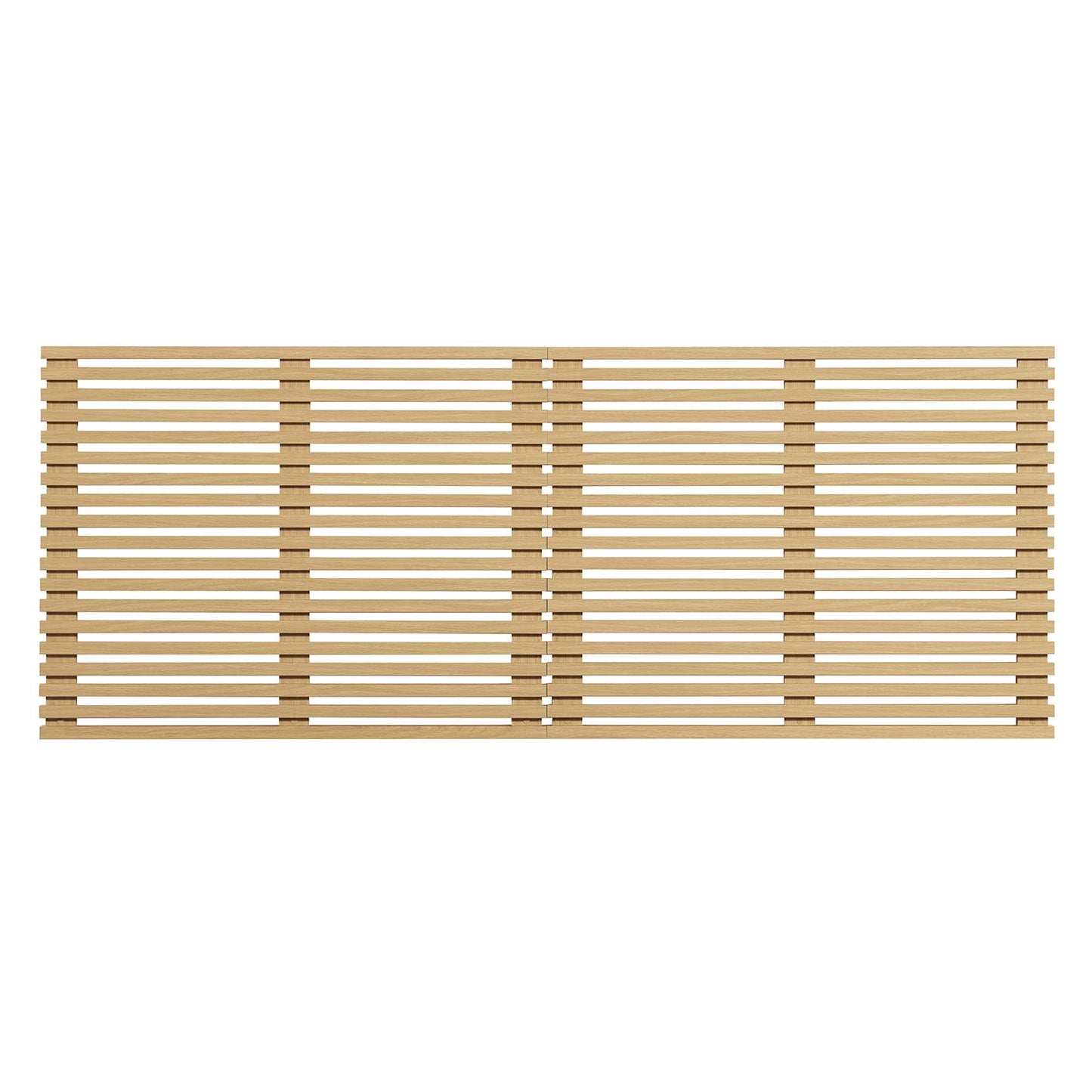 Modway - Render Wall Mount King Headboard by Modway  Bedroom Headboards Brown - MOD-7111-OAK