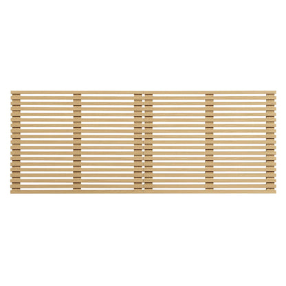 Modway - Render Wall Mount King Headboard by Modway  Bedroom Headboards Brown - MOD-7111-OAK