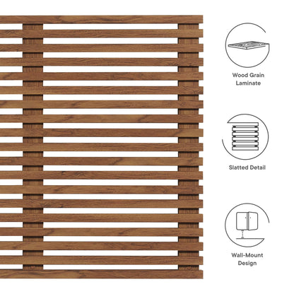 Modway - Render Wall Mount King Headboard by Modway  Bedroom Headboards Brown - MOD-7111-WAL