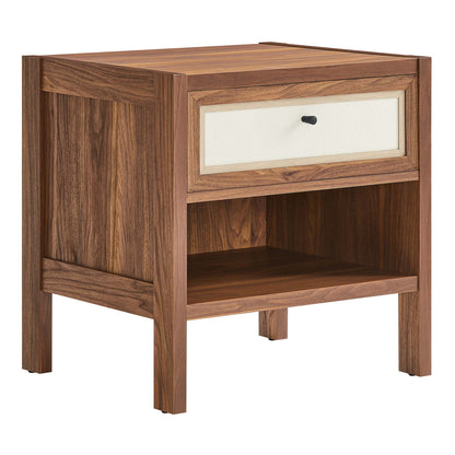 Modway - Capri Wood Grain Nightstand by Modway  Bedroom Case Goods Brown - MOD-7118-WAL