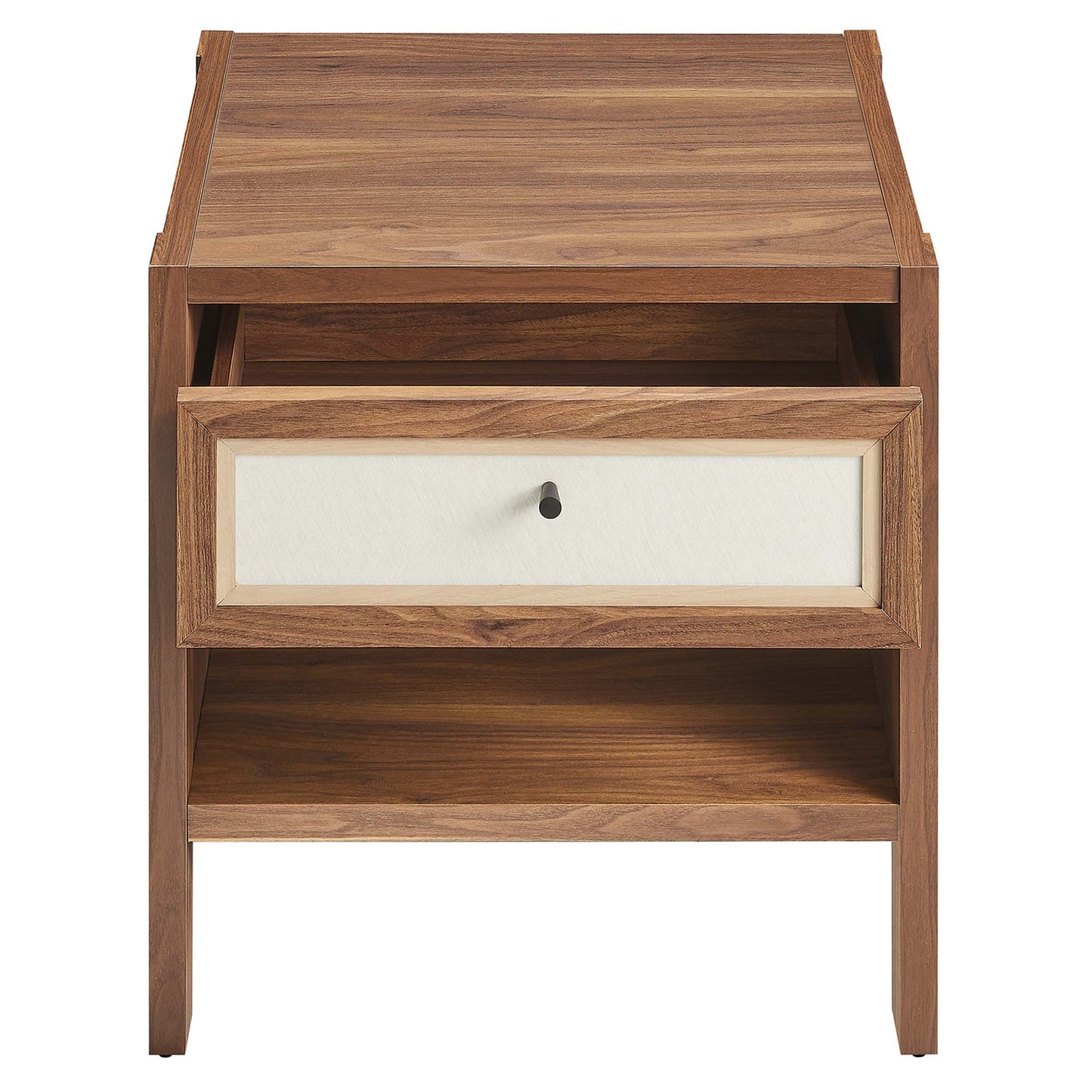 Modway - Capri Wood Grain Nightstand by Modway  Bedroom Case Goods Brown - MOD-7118-WAL