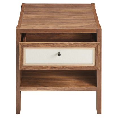 Modway - Capri Wood Grain Nightstand by Modway  Bedroom Case Goods Brown - MOD-7118-WAL
