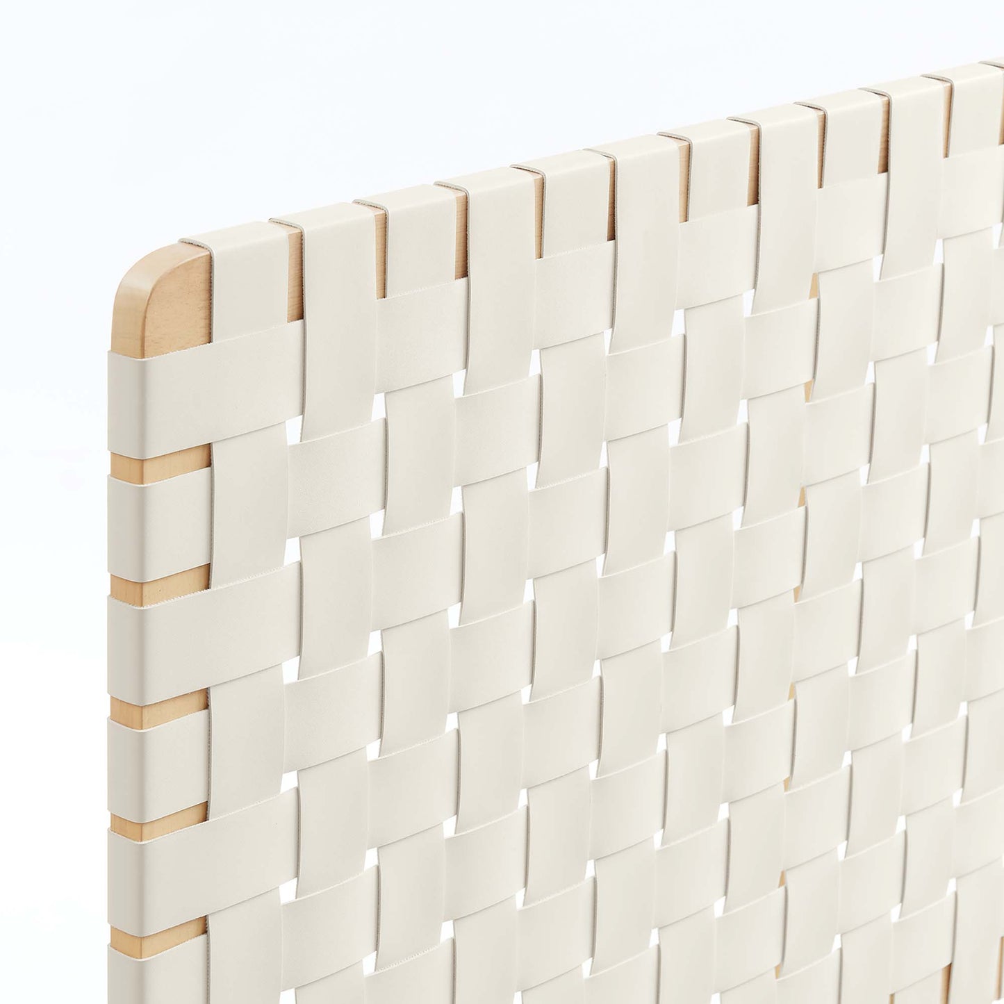 Modway - Sparta Weave Vegan Leather Twin Headboard by Modway  Bedroom Headboards Brown - MOD-7121-NAT-BEI