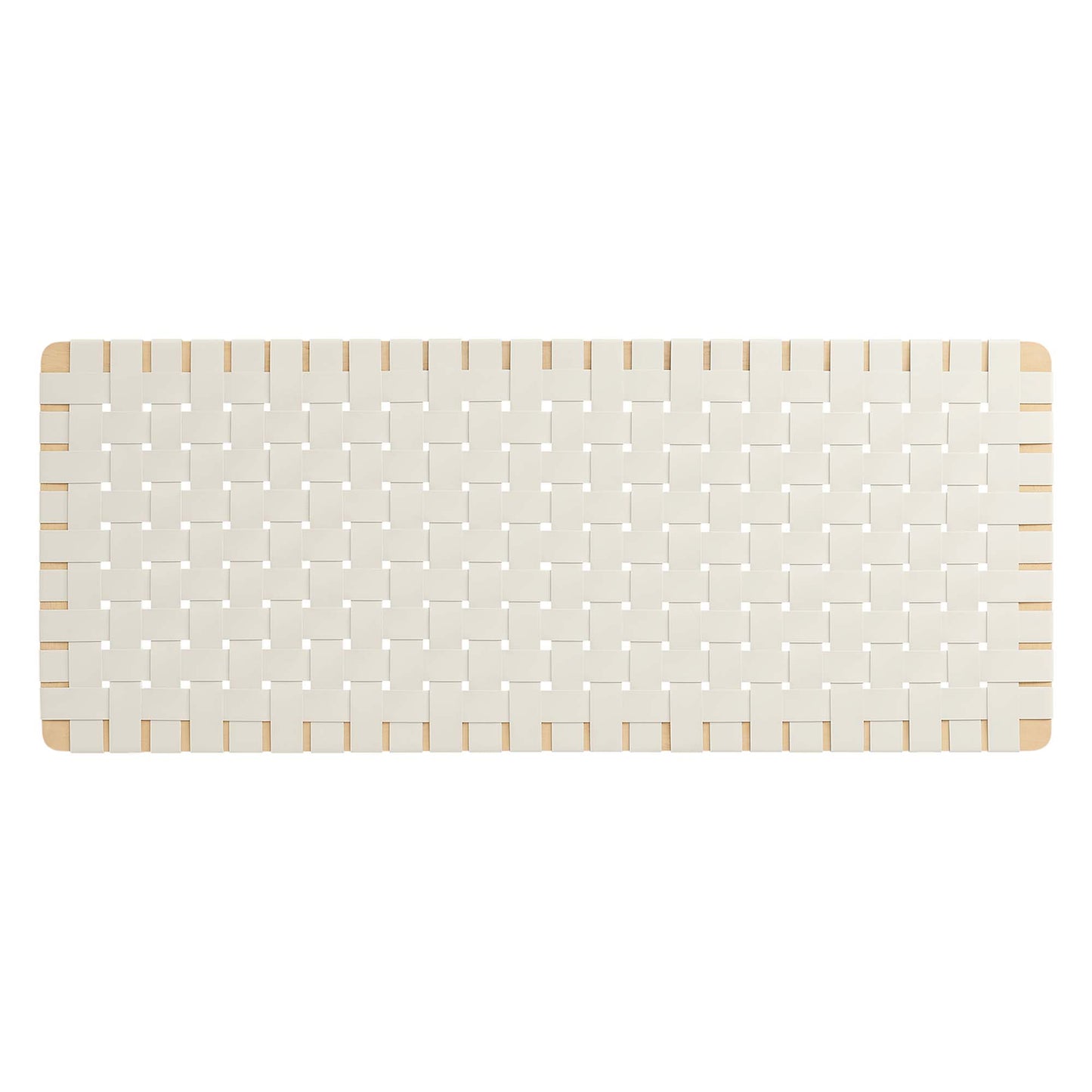 Modway - Sparta Weave Vegan Leather Full Headboard by Modway  Bedroom Headboards Brown - MOD-7122-NAT-BEI