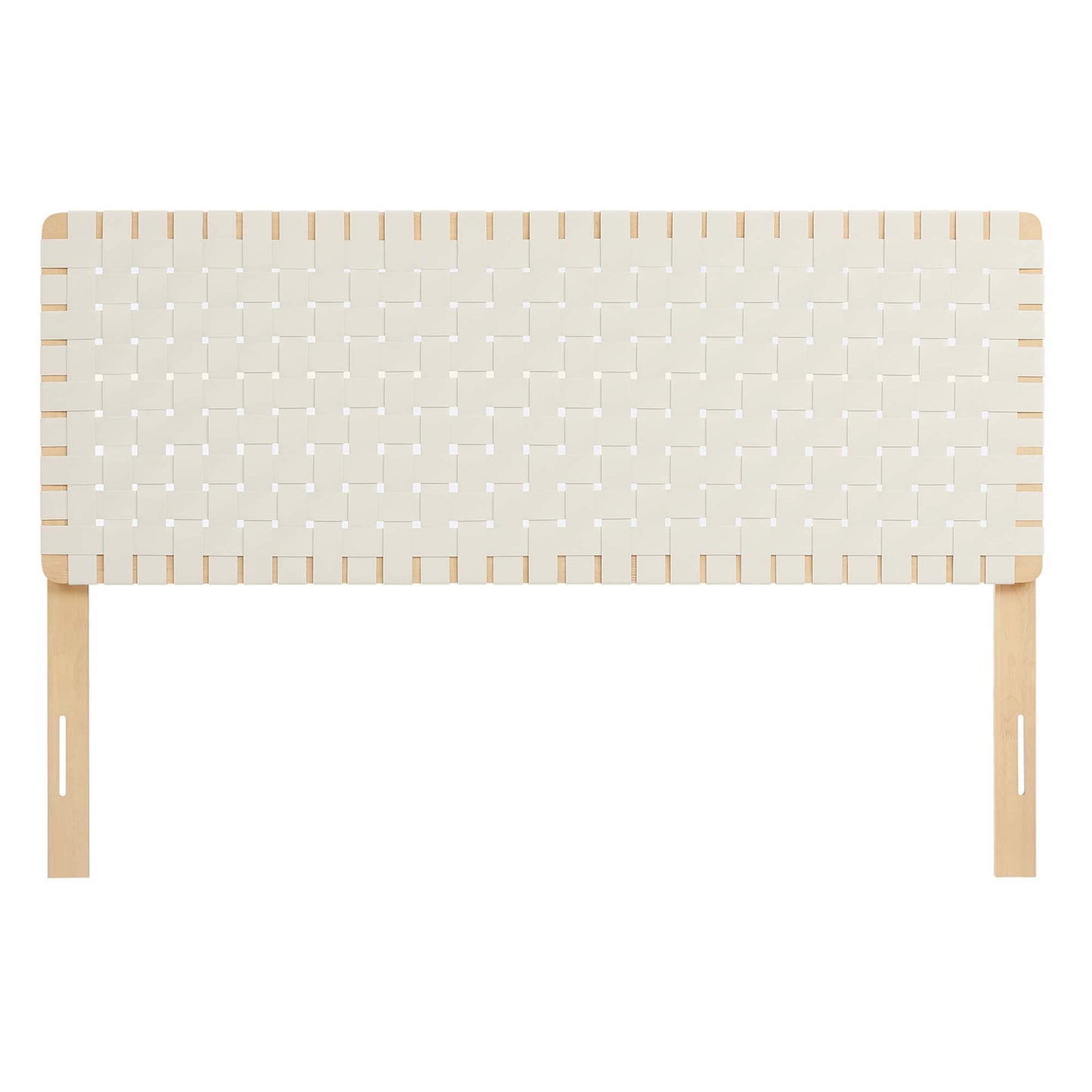 Modway - Sparta Weave Vegan Leather Queen Headboard by Modway  Bedroom Headboards Brown - MOD-7125-NAT-BEI