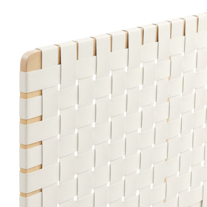 Modway - Sparta Weave Vegan Leather King Headboard by Modway  Bedroom Headboards Brown - MOD-7127-NAT-BEI