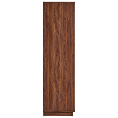 Modway - Capri 70" Tall Wood Grain Storage Cabinet by Modway  Living Room  Brown - MOD-7156-WAL