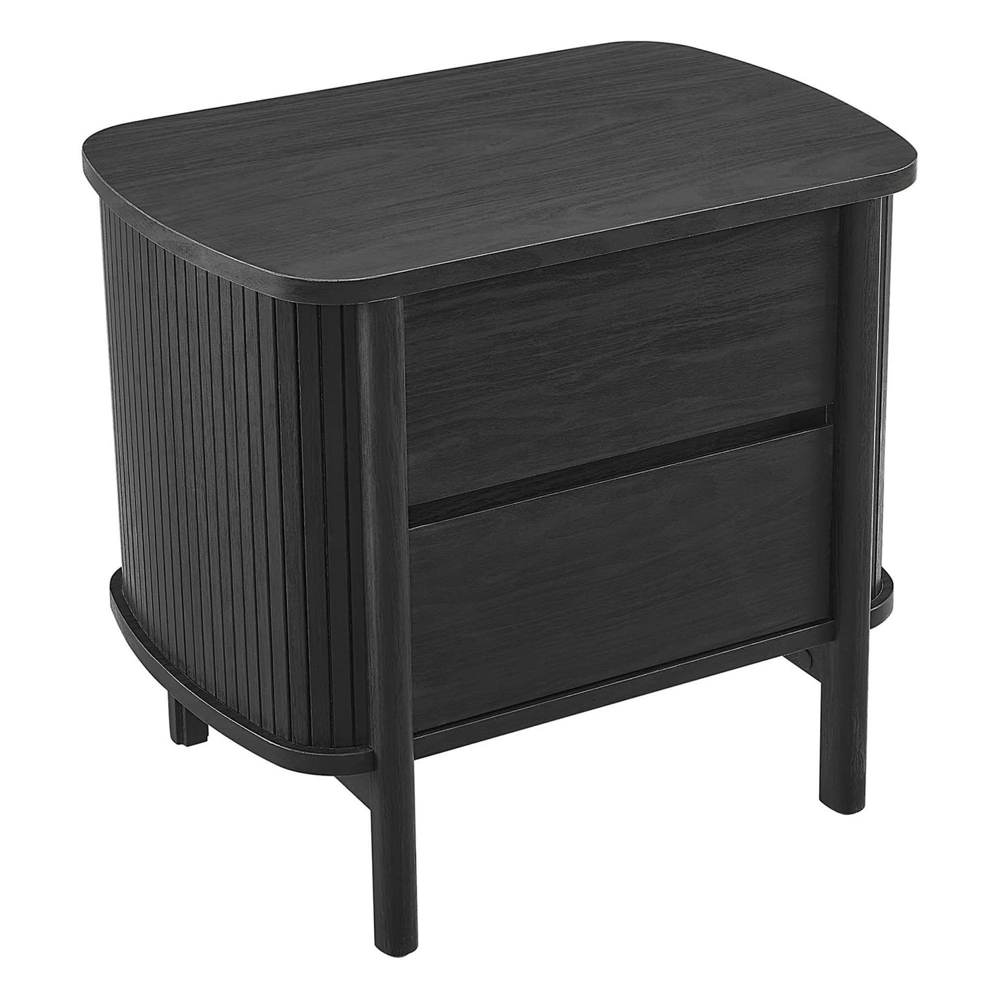 Modway - Cadence 2-Drawer Nightstand by Modway  Bedroom  Black - MOD-7158-BLK