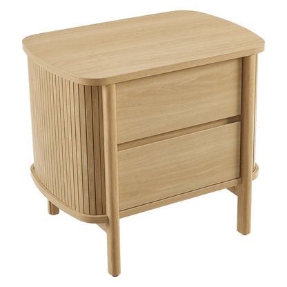 Modway - Cadence 2-Drawer Nightstand by Modway  Bedroom  Brown - MOD-7158-OAK