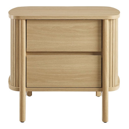Modway - Cadence 2-Drawer Nightstand by Modway  Bedroom  Brown - MOD-7158-OAK