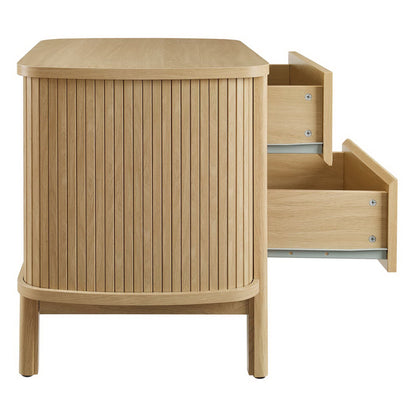 Modway - Cadence 2-Drawer Nightstand by Modway  Bedroom  Brown - MOD-7158-OAK