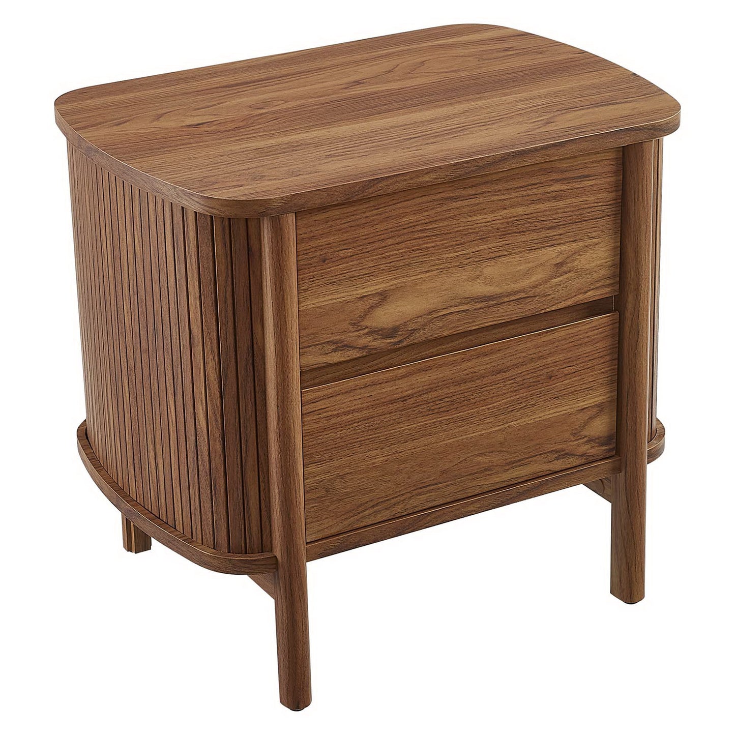 Modway - Cadence 2-Drawer Nightstand by Modway  Bedroom  Brown - MOD-7158-WAL