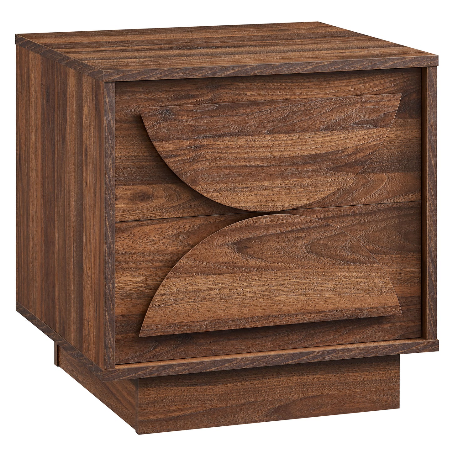 Modway - Bulwark 2-Drawer Nightstand by Modway  Bedroom Case Goods Brown - MOD-7162-WAL