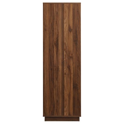 Modway - Bulwark 3-Door Wardrobe Closet by Modway  Bedroom Case Goods Brown - MOD-7164-WAL