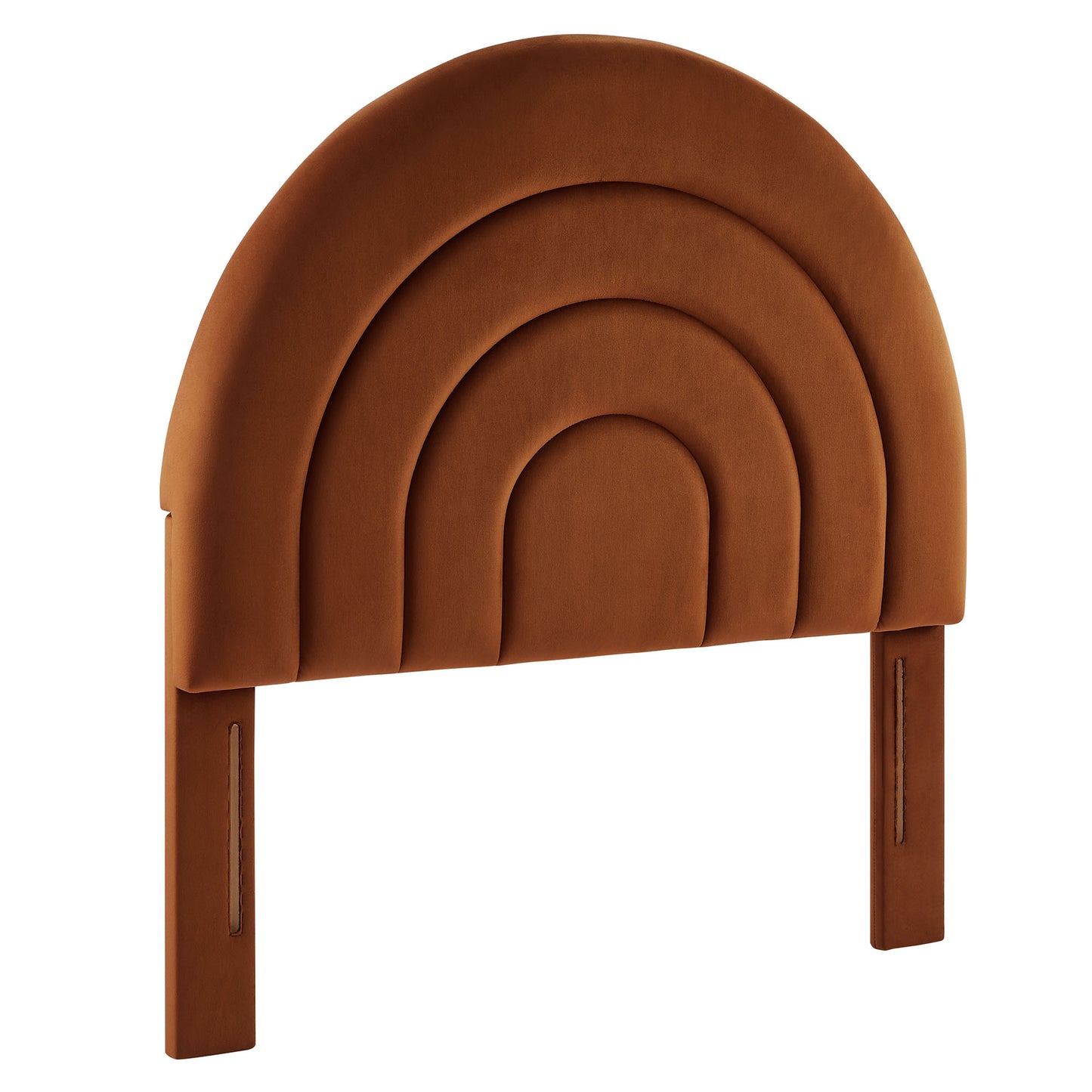 Modway - Solana Arched Performance Velvet Twin Headboard by Modway  Bedroom Headboards Brown - MOD-7169-RUS