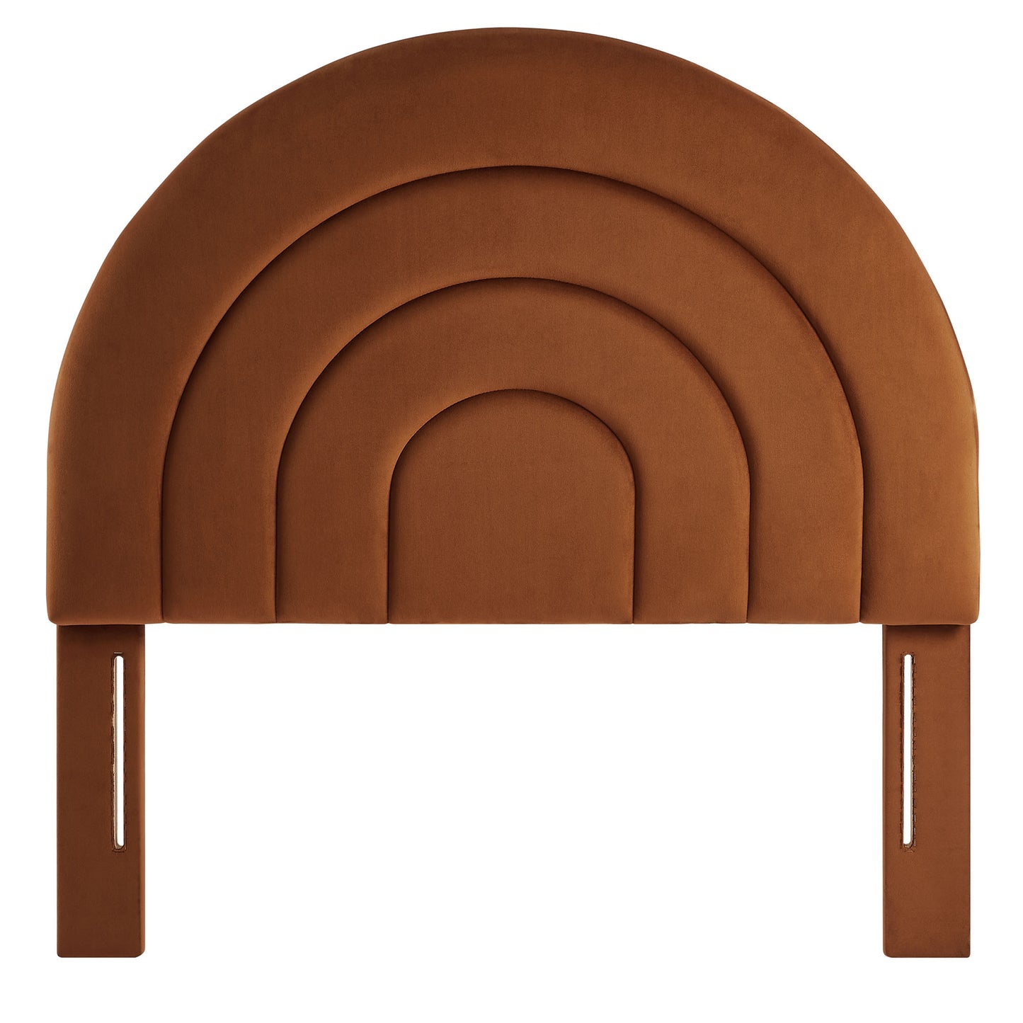 Modway - Solana Arched Performance Velvet Twin Headboard by Modway  Bedroom Headboards Brown - MOD-7169-RUS
