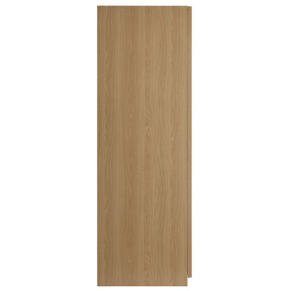 Modway - Render 2-Door Wardrobe Closet by Modway  Bedroom Case Goods Brown - MOD-7182-OAK