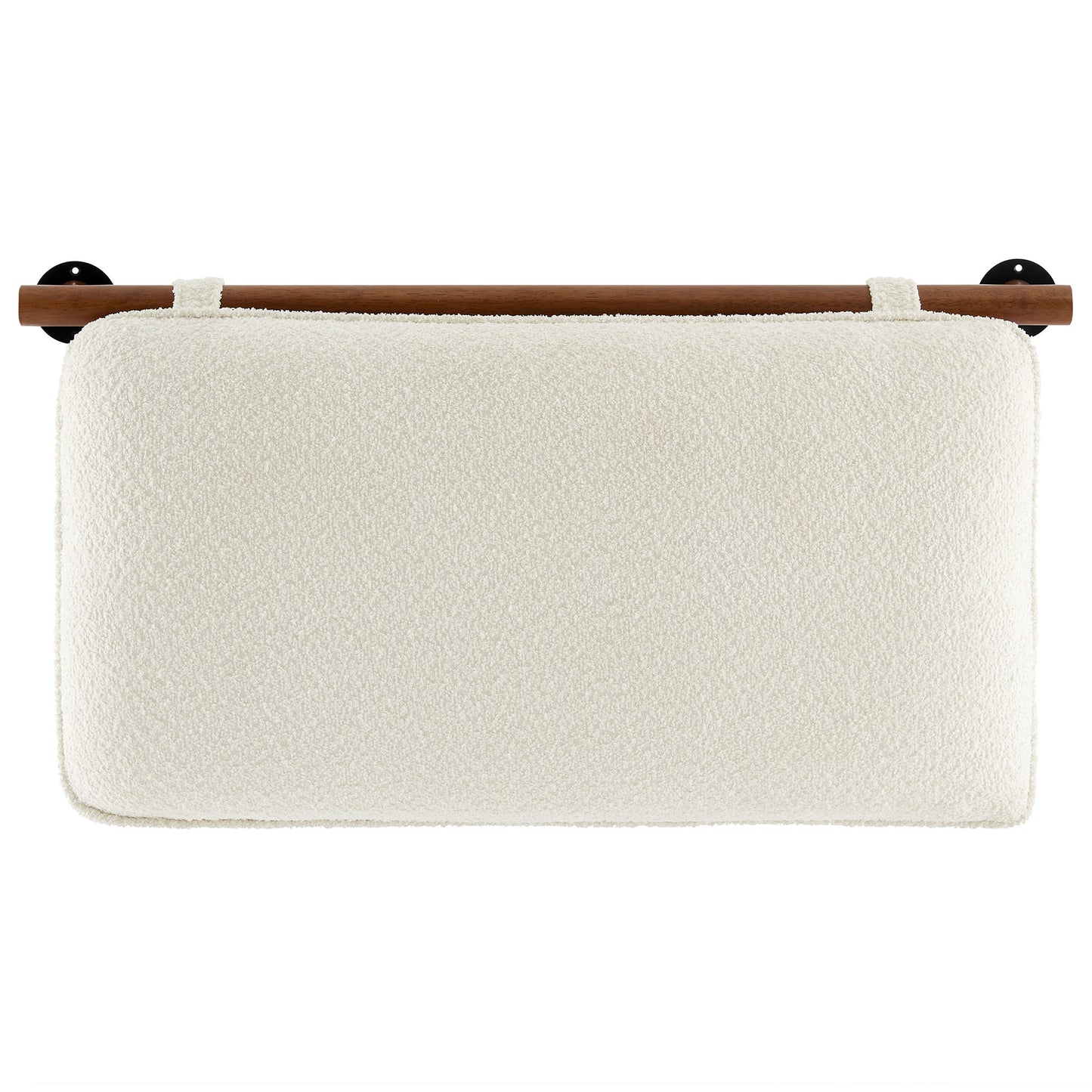 Modway - Anela Wall-Mounted Chenille Upholstered Twin Headboard by Modway  Bedroom Headboards Brown - MOD-7205-CRE-WAL