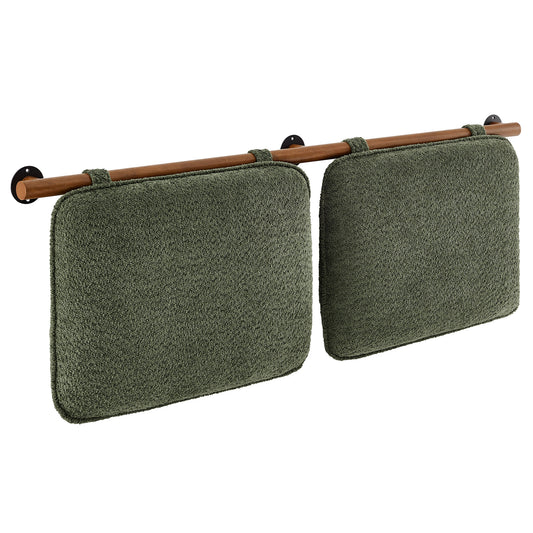 Modway - Anela Wall-Mounted Chenille Upholstered Full Headboard by Modway  Bedroom Headboards Brown - MOD-7211-SGE-WAL